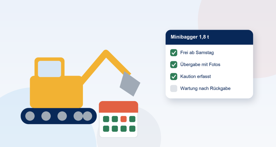 IPV-Suite für Maschinen- und Geräteverleih
