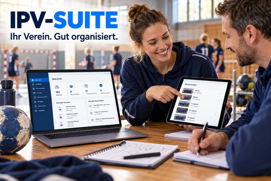 Handballverein mit digitaler Vereinsverwaltung