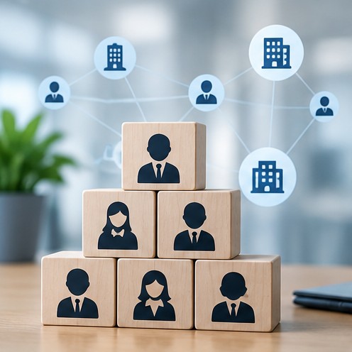 Eine Person, eine Organisation – dazwischen die Rolle